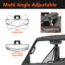 2024 - 2025 Polaris RANGER XD 1500/Crew/NorthStar 360° Super Wide Angle Center Rear View Mirror | HD Shatterproof Glass - WeiSen - 80301051