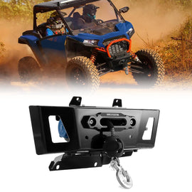 2024 - 2025 Polaris RZR XP 1000 / 4 1000 UTV Remote Control 4500lb 12V Electric Winch Kit - WeiSen - 80310054