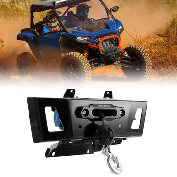 2024 - 2025 Polaris RZR XP 1000 / 4 1000 UTV Remote Control 4500lb 12V Electric Winch Kit - WeiSen - 80310054