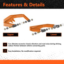 2024 - 2025 Polaris RZR XP 1000 UTV Front A Arm Bushing Kit Heavy Duty UHMW Bushings - WeiSen - 80405014