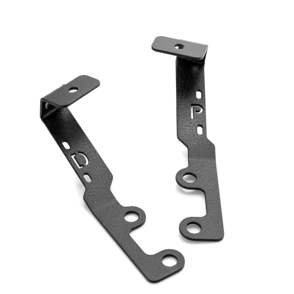 2024 - 2025 Toyota Tacoma Bolt - On Heavy Duty Steel Hood Hinge Ditch Light Bracket - WeiSen - 70104076