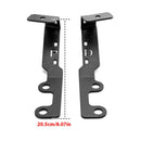 2024 - 2025 Toyota Tacoma Bolt - On Heavy Duty Steel Hood Hinge Ditch Light Bracket - WeiSen - 70104076