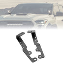 2024 - 2025 Toyota Tacoma Bolt - On Heavy Duty Steel Hood Hinge Ditch Light Bracket - WeiSen - 70104076