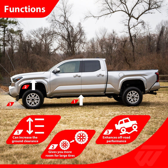 2024 - 2025 Toyota Tacoma Heavy Duty Steel Front Suspension 1.5" Leveling Kit - WeiSen - 70401044