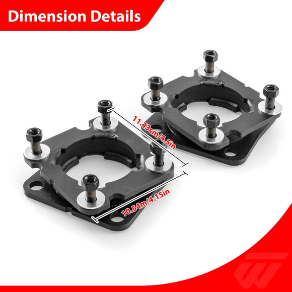 2024 - 2025 Toyota Tacoma Heavy Duty Steel Front Suspension 1.5" Leveling Kit - WeiSen - 70401044