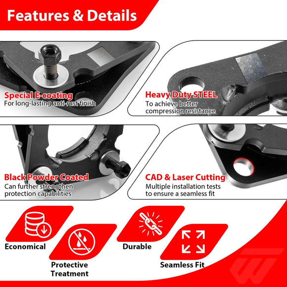 2024 - 2025 Toyota Tacoma Heavy Duty Steel Front Suspension 1.5" Leveling Kit - WeiSen - 70401044