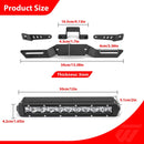 2024 - 2026 Can Am Maverick R / 2025 - 2026 Maverick R Max White UTV 12" Single - row Straight Hood Light Bar Kit - WeiSen - 8011200201