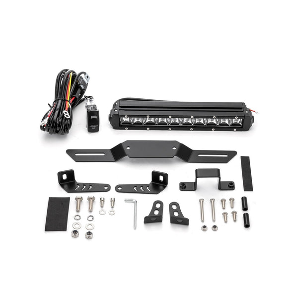 2024 - 2026 Can Am Maverick R / 2025 - 2026 Maverick R Max White UTV 12" Single - row Straight Hood Light Bar Kit - WeiSen - 8011200201