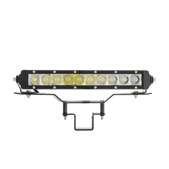 2024 - 2026 Can Am Maverick R / 2025 - 2026 Maverick R Max White UTV 12" Single - row Straight Hood Light Bar Kit - WeiSen - 8011200201
