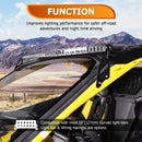 2024+ Can Am Maverick R All Models Steel UTV Upper Windshield LED Light Bar Mount Bracket - WeiSen - 80101034