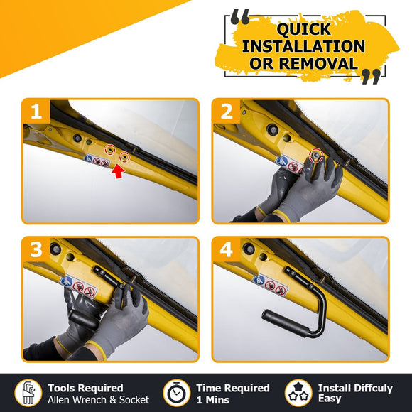 2024 - Current Can Am Maverick R / R Max UTV A Pillar Aluminum Grab Handle - WeiSen - 80302007