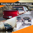 2Pcs 15.7 Inch Universal Interior Windscreen 144LEDs Amber White Emergency Hazard Warning Strobe Light - WeiSen - 70207015