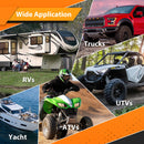 2pcs 175A Battery Cable Quick Connect/ Disconnect Electrical Connector Plug Kit for 1/0 Gauge Cable - WeiSen - 80310046