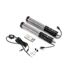 2pcs 1FT Fat COB RGB Whip Lights Spiral RGB Chasing Lighted Antenna Whips Fit UTV ATV Boats - WeiSen - 80204015