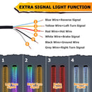 2pcs 1FT Fat COB RGB Whip Lights Spiral RGB Chasing Lighted Antenna Whips Fit UTV ATV Boats - WeiSen - 80204015