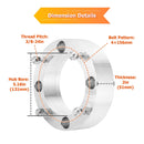 2Pcs 2" Wheel Spacers 4x156mm for Polaris Sportsman RZR Ranger Xplorer | 6061 - T6 Forged Aluminum | Bolt - On - WeiSen - 80403003