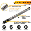 2Pcs 2FT Fat LED Spiral RGB Whip Lights Chasing Lighted Antenna Whips for UTV ATV SUV RV - WeiSen - 80204013