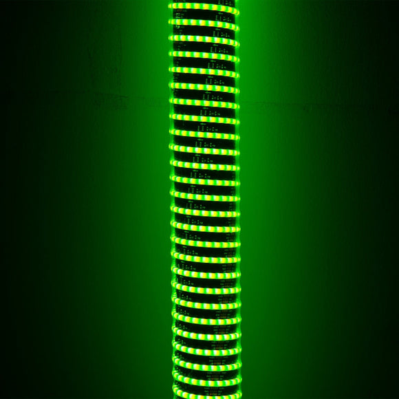 2pcs 3FT Fat Spiral RGB Chasing Lighted Antenna Whips, Fat COB RGB Whip Lights fit UTVs ATVs SUVs RVs - WeiSen - 80204017