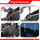 2Pcs 3FT LED RGB Whip Lights with Top Strobe For UTVs, ATVs, SUVs, RVs, Trailers, Golf Carts, Trucks - WeiSen - 80204020