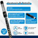 2Pcs 4FT LED RGB Whip Lights with Top Strobe For UTVs, ATVs, SUVs, RVs, Trailers, Golf Carts, Trucks - WeiSen - 80204021