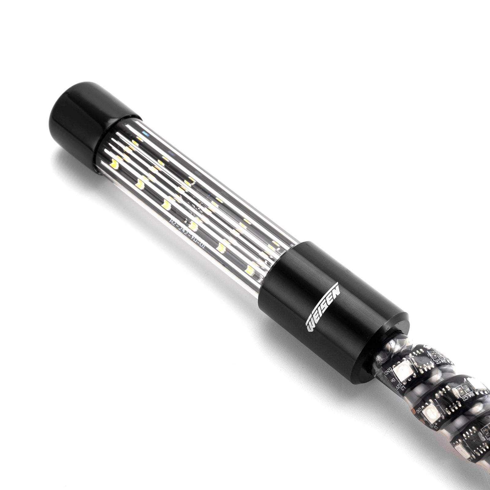 2Pcs 4FT LED RGB Whip Lights with Top Strobe For UTVs, ATVs, SUVs, RVs, Trailers, Golf Carts, Trucks - WeiSen - 80204021