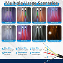 2Pcs 4FT LED RGB Whip Lights with Top Strobe For UTVs, ATVs, SUVs, RVs, Trailers, Golf Carts, Trucks - WeiSen - 80204021