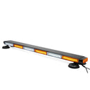 38.5" Roof Top Emergency COB LED Strobe Light Bar Double Side - Amber/White W/ Digital Display Controller for Off - Road Truck SUV Tow Trucks Pickup - WeiSen - 70207010