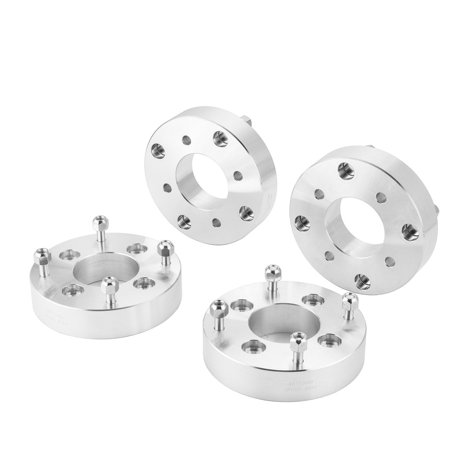 4pcs 6061 Aluminum 1.5" Wheel Spacer Adapter Fits UTVs/ATVs with 4x110mm Hub - Side - Bolt - Pattern & 4x137mm Wheel - Side - Bolt - Pattern - WeiSen - 80403019