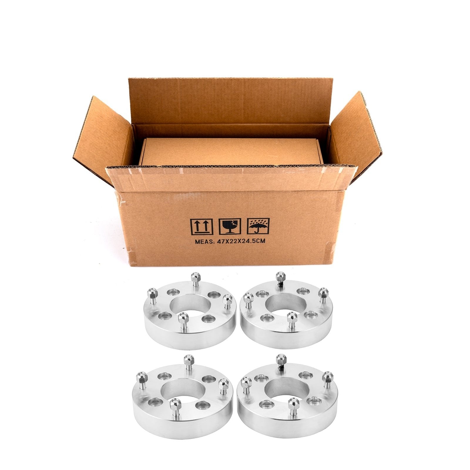 4pcs 6061 Aluminum 1.5" Wheel Spacer Adapter Fits UTVs/ATVs with 4x110mm Hub - Side - Bolt - Pattern & 4x137mm Wheel - Side - Bolt - Pattern - WeiSen - 80403019