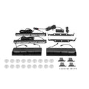 4Pcs Front&Rear Interior Windshield Emergency Hazard Warning Light Kit for Trucks SUVs Tow Plow Utility Rescue Construction Vehicles - WeiSen - 70207012