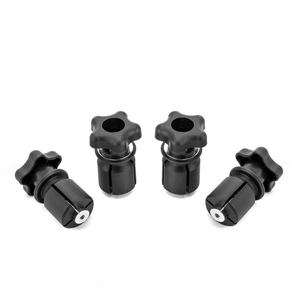 4Pcs Knob Style UTV ATV Tie Down Anchors Fit Polaris Ranger General 1000/xp with 1 - 7/16" Hole - WeiSen - 80304017