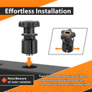 4Pcs Knob Style UTV ATV Tie Down Anchors Fit Polaris Ranger General 1000/xp with 1 - 7/16" Hole - WeiSen - 80304017