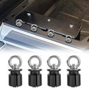 4Pcs Ring Style UTV ATV Tie Down Anchors Fit Polaris Ranger General 1000/xp with 1 - 7/16" Hole - WeiSen - 80304018