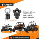 4Pcs UTV ATV Tie Down Anchors Fit Polaris RZR XP1000 ACE Sportsman with 1" Hole - WeiSen - 80304012