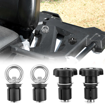 4Pcs UTV ATV Tie Down Anchors Fit Polaris RZR XP1000 ACE Sportsman with 1" Hole - WeiSen - 80304012