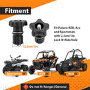 4pcs UTV ATV Tie Down Anchors, Lock N Ride Bed Anchors Fits Polaris RZR XP1000 ACE Sportsman with 1" Hole - WeiSen - 80304013