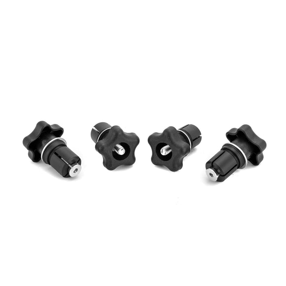 4pcs UTV ATV Tie Down Anchors, Lock N Ride Bed Anchors Fits Polaris RZR XP1000 ACE Sportsman with 1" Hole - WeiSen - 80304013