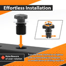 4pcs UTV ATV Tie Down Anchors, Lock N Ride Bed Anchors Fits Polaris RZR XP1000 ACE Sportsman with 1" Hole - WeiSen - 80304013