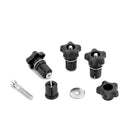 4pcs UTV ATV Tie Down Anchors, Lock N Ride Bed Anchors Fits Polaris RZR XP1000 ACE Sportsman with 1" Hole - WeiSen - 80304013