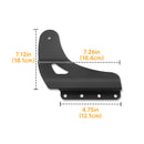 50inch RGBW LED Chasing Light Bar for 2017 - 2024 Polaris Ranger XP 1000 / XP 1000 Crew | Spot&Flood, Bluetooth&Remote Control - WeiSen - 80101020+70202016