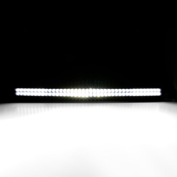 52 Inch Amber White Dual Row Curved LED Light Bar for 2016 - UP Can - am Defender w/ Pro Fit Cage | Spot Flood - WeiSen - 80101019+70202021