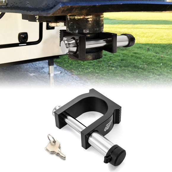 5th Wheel Trailer Lock for 2 - Inch King Pin | Acid Pickling and Anodizing | 6061 Aluminum Alloy - WeiSen - 70304041