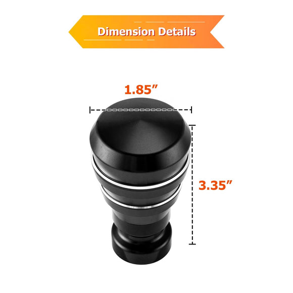 6061 Aluminum UTV Shifter Knob Fits Polaris RZR PRO R/PRO XP/Turbo R/XP 1000 (Replace OEM #5459024) - WeiSen - 80312003