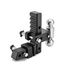 8 Inch Drop Adjustable Trailer Hitch Ball Mount Fits 2" Receiver Universal for Trailers, Trucks, RVs, Tow Trucks - WeiSen - 70304032