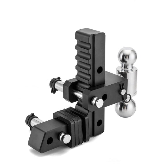 8 Inch Drop Adjustable Trailer Hitch Ball Mount Fits 2" Receiver Universal for Trailers, Trucks, RVs, Tow Trucks - WeiSen - 70304032