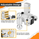 8 Inch Drop Adjustable Trailer Hitch Ball Mount Fits 2" Receiver Universal for Trailers, Trucks, RVs, Tow Trucks - WeiSen - 70304032