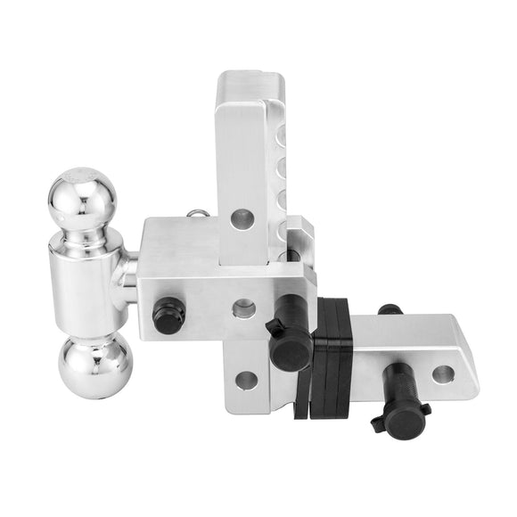 8 Inch Drop Adjustable Trailer Hitch Ball Mount Fits 2" Receiver Universal for Trailers, Trucks, RVs, Tow Trucks - WeiSen - 70304032