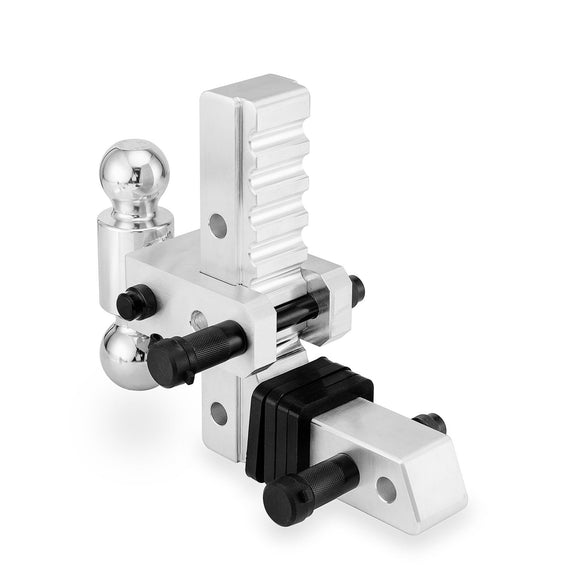 8 Inch Drop Adjustable Trailer Hitch Ball Mount Fits 2" Receiver Universal for Trailers, Trucks, RVs, Tow Trucks - WeiSen - 70304032