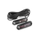 8Pcs Universal Surface Mount Slim Single Row 12LEDs Emergency Hazard Warning Lights Kit for Truck Jeep UTV ATV Tractor - WeiSen - 70207013