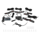 8Pcs Universal Surface Mount Slim Single Row 12LEDs Emergency Hazard Warning Lights Kit for Truck Jeep UTV ATV Tractor - WeiSen - 70207013